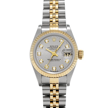 ロレックス デイトジャスト 26 69173G グレーコンピュータ/ダイヤモンド レディース 時計 【中古】【wristwatch】
