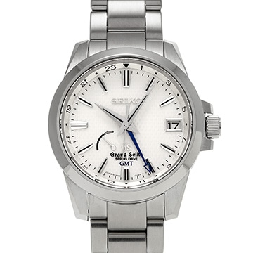 グランドセイコー スプリングドライブ GMT SBGE009 ホワイト メンズ 時計 【中古】【wristwatch】