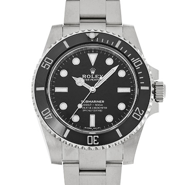 ロレックス サブマリーナ 114060 ブラック メンズ 時計 【中古】【wristwatch】