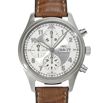 IWC パイロットウォッチ クロノグラフ IW371702 シルバー メンズ 時計 【中古】【wristwatch】