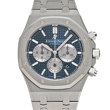 オーデマ ピゲ ロイヤルオーク クロノグラフ 26331ST.OO.1220ST.01 ブルー/ロジウム メンズ 時計 【中古】【wristwatch】