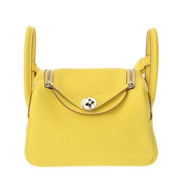 エルメス リンディ ミニ ライム トリヨンクレマンス レディース バッグ 【中古】【bag】