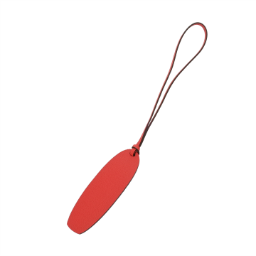 エルメス プティHチャーム サーフボード ブルー/レッド シェーブル ユニセックス 【中古】【other】