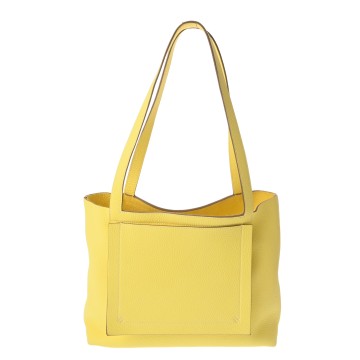エルメス カバセリエ 31  ライム トリヨンクレマンス ユニセックス バッグ 【中古】【bag】