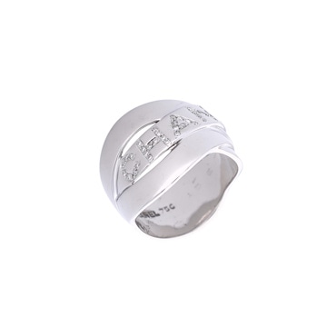 シャネル ボルディックリング シルバー K18ホワイトゴールド WG レディース ジュエリー 【中古】【jewelry】