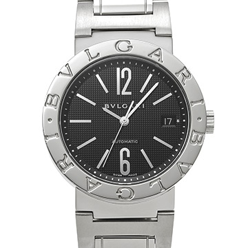 ブルガリ ブルガリブルガリ BB38SS ブラック メンズ 時計 【中古】【wristwatch】