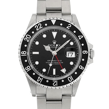 ロレックス GMTマスターII 16710 ブラック メンズ 時計 【中古】【wristwatch】