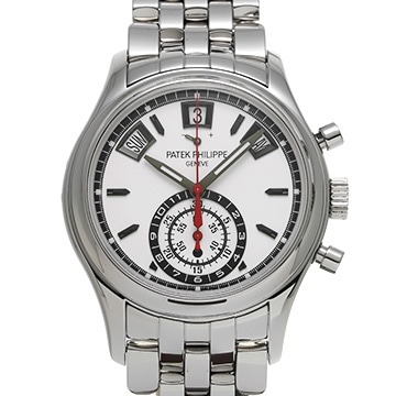 パテック フィリップ アニュアルカレンダー クロノグラフ 5960/1A-001 シルバー メンズ 時計 【中古】【wristwatch】