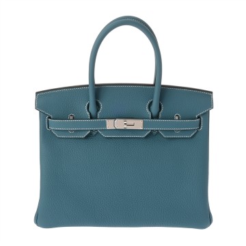 エルメス バーキン 30 ニューブルージーン トゴ レディース バッグ 【新品】【bag】