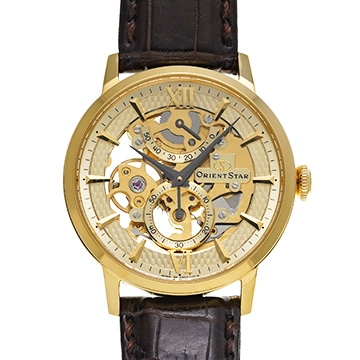 オリエントスター クラシックコレクション DX02-A0-B スケルトン メンズ 時計 【中古】【wristwatch】
