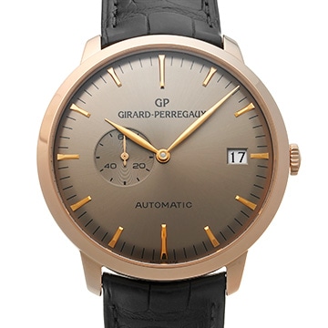 ジラール ペルゴ 1966 デイト&スモールセコンド 49543-52-B31-BK6A ブラウン メンズ 時計 【中古】【wristwatch】