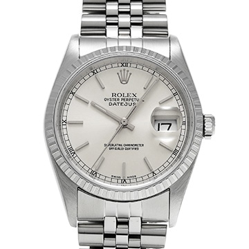 ロレックス デイトジャスト 16220 シルバー メンズ 時計 【中古】【wristwatch】