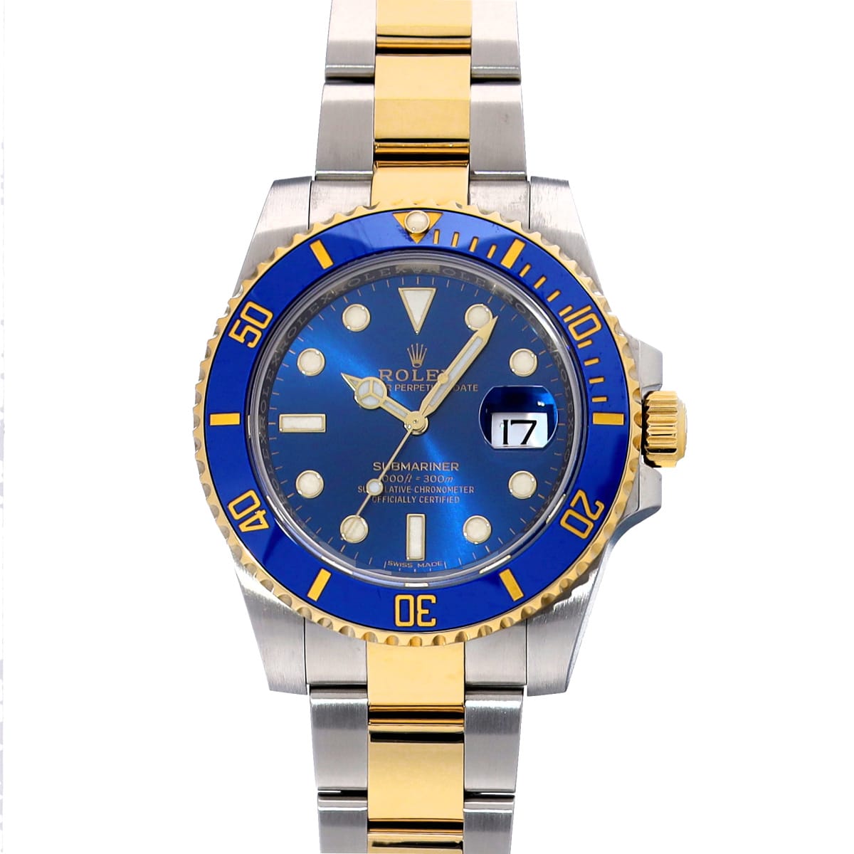 ロレックス サブマリーナ デイト 116613LB ブルー メンズ 時計 【中古】【wristwatch】