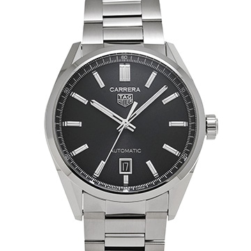 タグ ホイヤー カレラ キャリバー5 WBN2110.BA0639 ブラック メンズ 時計 【中古】【wristwatch】