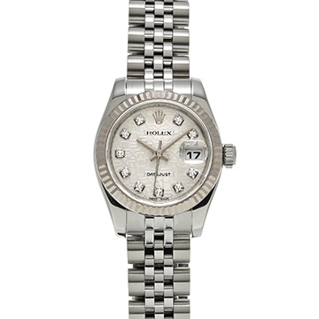 ロレックス デイトジャスト 179174G シルバーコンピュータ/ダイヤモンド レディース 時計 【中古】【wristwatch】