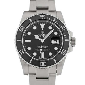 ロレックス サブマリーナ デイト 116610LN ブラック メンズ 時計 【中古】【wristwatch】