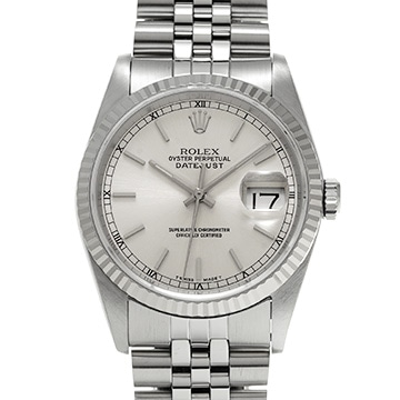 ロレックス デイトジャスト 16234 シルバー メンズ 時計 【中古】【wristwatch】