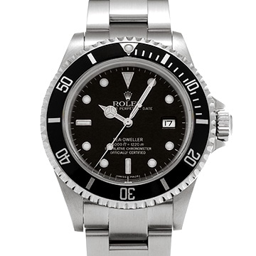 ロレックス シードゥエラー 16600 ブラック メンズ 時計 【中古】【wristwatch】
