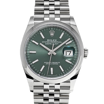 ロレックス デイトジャスト 36 126200 ミントグリーン メンズ 時計 【新品】【wristwatch】