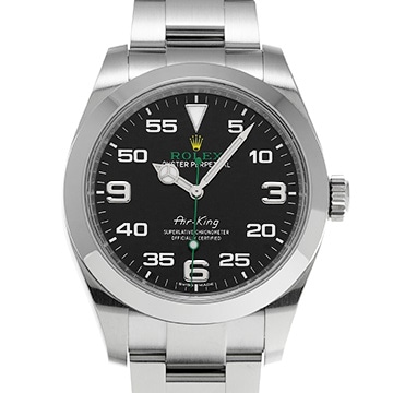 ロレックス エアキング 116900 ブラック メンズ 時計 【中古】【wristwatch】