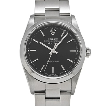 ロレックス エアキング 14000M ブラック メンズ 時計 【中古】【wristwatch】