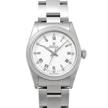 ロレックス オイスターパーペチュアル 31 77080 ホワイト ユニセックス 時計 【中古】【wristwatch】