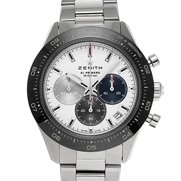 ゼニス クロノマスター スポーツ エル・プリメロ 03.3100.3600/69.M3100 ホワイト メンズ 時計 【中古】【wristwatch】