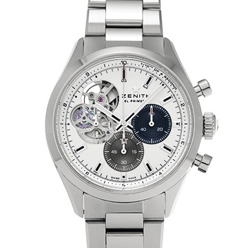 ゼニス クロノマスター エル・プリメロ オープン 03.3300.3604/69.M3300 シルバーマット メンズ 時計 【中古】【wristwatch】