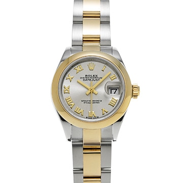 ロレックス デイトジャスト 28 279163 シルバー レディース 時計 【中古】【wristwatch】