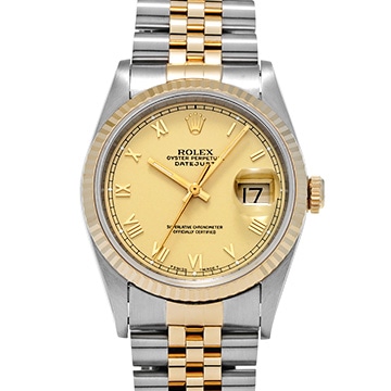 ロレックス デイトジャスト 16233 シャンパン メンズ 時計 【中古】【wristwatch】