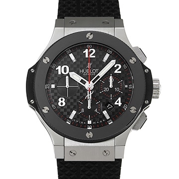 ウブロ ビッグバン スチール セラミック 301.SB.131.RX ブラックカーボン メンズ 時計 【中古】【wristwatch】