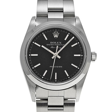 ロレックス エアキング 14000 ブラック メンズ 時計 【中古】【wristwatch】