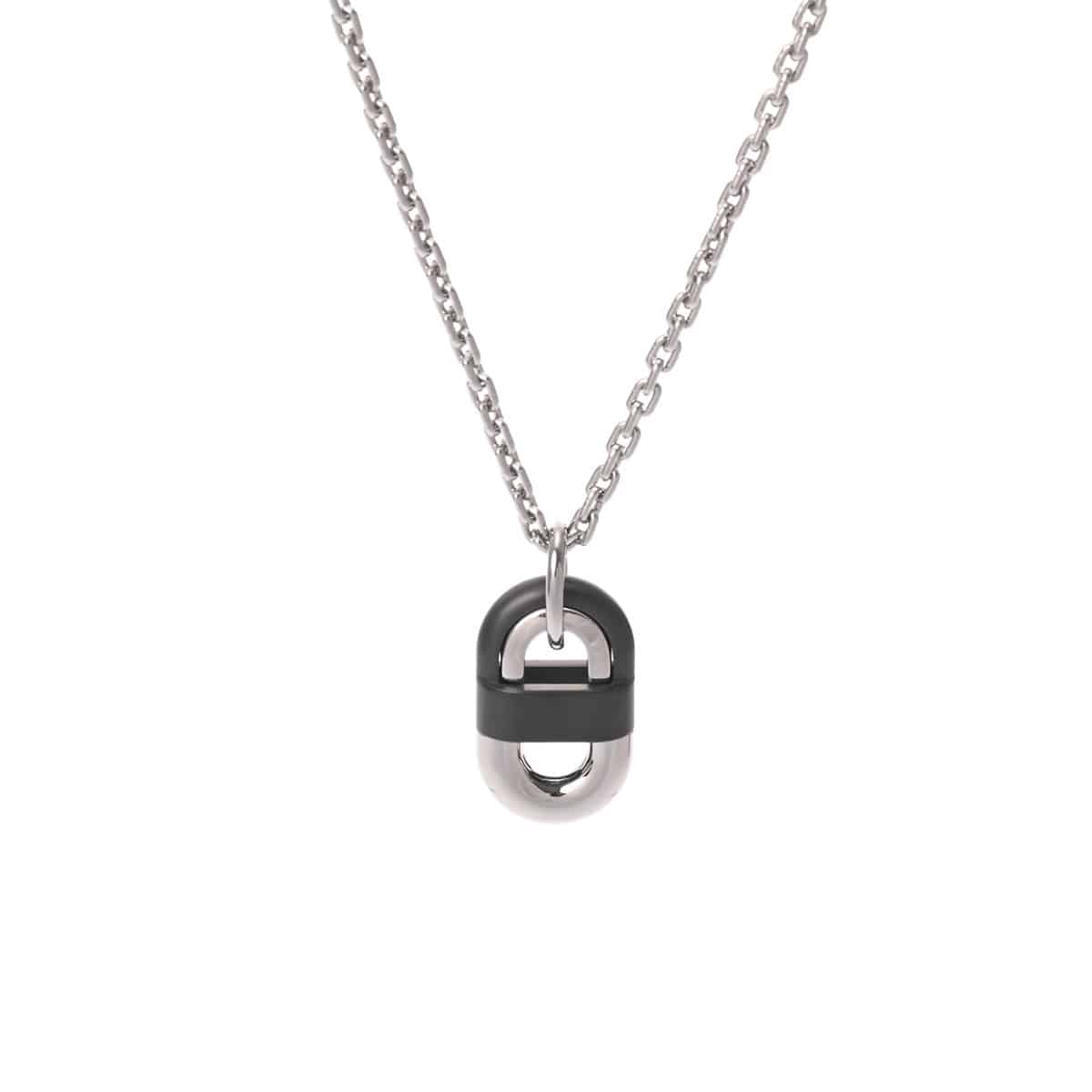 エルメス シェーヌ マイヨン PM ブラック メタル/セラミックマット レディース ジュエリー 【未使用】【jewelry】