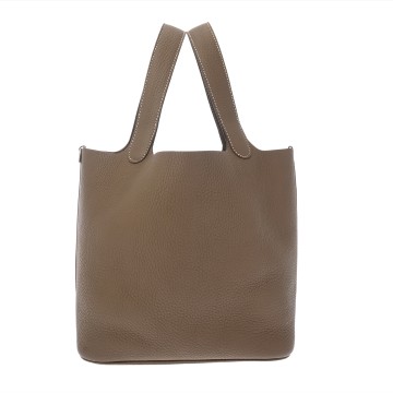 エルメス ピコタン ロック MM エトゥープ トリヨンクレマンス レディース バッグ 【中古】【bag】