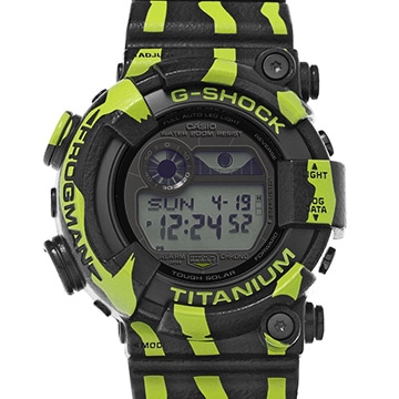 カシオ MASTER OF G FROGMAN GW-8200TPF-1JR ブラック メンズ 時計 【中古】【wristwatch】