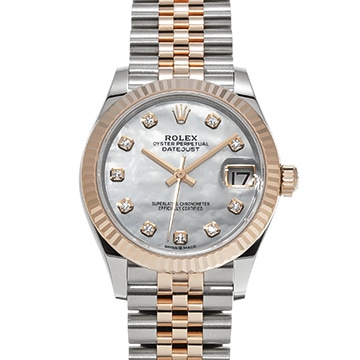 ロレックス デイトジャスト 31 278271 ホワイトシェル/ダイヤモンド ユニセックス 時計 【新品】【wristwatch】
