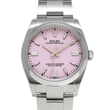 ロレックス オイスターパーペチュアル 36 126000 キャンディピンク メンズ 時計 【中古】【wristwatch】