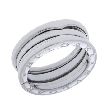 ブルガリ B.ZERO1リング #53 シルバー K18ホワイトゴールド WG レディース ジュエリー 【中古】【jewelry】
