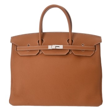 エルメス バーキン 40 ゴールド トゴ ユニセックス バッグ 【中古】【bag】