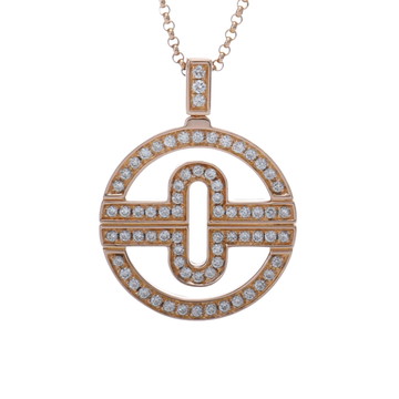 ブルガリ パレンテシ ネックレス ゴールド 351056 K18ピンクゴールド PG レディース ジュエリー 【中古】【jewelry】