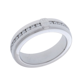 ハリー ウィンストン HWロゴ リング シルバー WBDWRDLGHWL-060 K18ホワイトゴールド WG レディース ジュエリー 【中古】【jewelry】