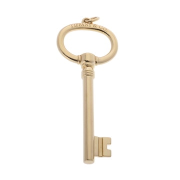 ティファニー オーバルキー ペンダントトップ ラージ ゴールド K18イエローゴールド YG レディース ジュエリー 【中古】【jewelry】