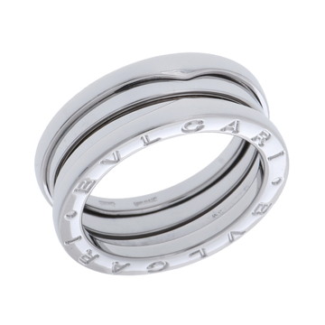 ブルガリ B.ZERO1リング #54 シルバー K18ホワイトゴールド WG レディース ジュエリー 【中古】【jewelry】