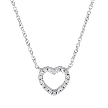 ティファニー メトロハート ネックレス シルバー K18ホワイトゴールド WG レディース ジュエリー 【中古】【jewelry】