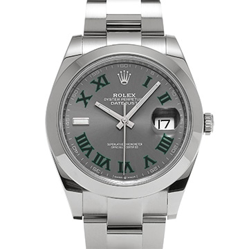 ロレックス デイトジャスト 41 126300 スレートグレー メンズ 時計 【中古】【wristwatch】