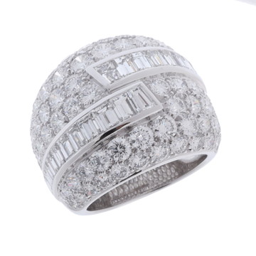 ヴァン クリーフ&アーペル ミラージュ リング #49 シルバー K18ホワイトゴールド WG レディース ジュエリー 【中古】【jewelry】