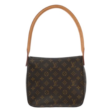 ルイ ヴィトン モノグラム  ルーピング MM ブラウン M51146 モノグラムキャンバス レディース バッグ 【中古】【bag】