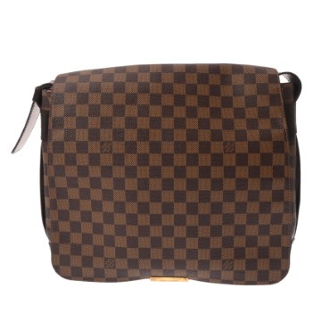 ルイ ヴィトン ダミエ バスティーユ ブラウン N45258 ダミエキャンバス メンズ バッグ 【中古】【bag】