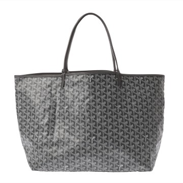 ゴヤール サンルイ GM グレー ゴヤールディンキャンバス/シュヴロッシュカーフ ユニセックス バッグ 【中古】【bag】