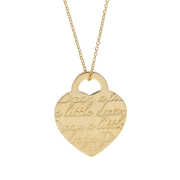 ティファニー ノーツハート ネックレス ゴールド K18イエローゴールド YG レディース ジュエリー 【中古】【jewelry】